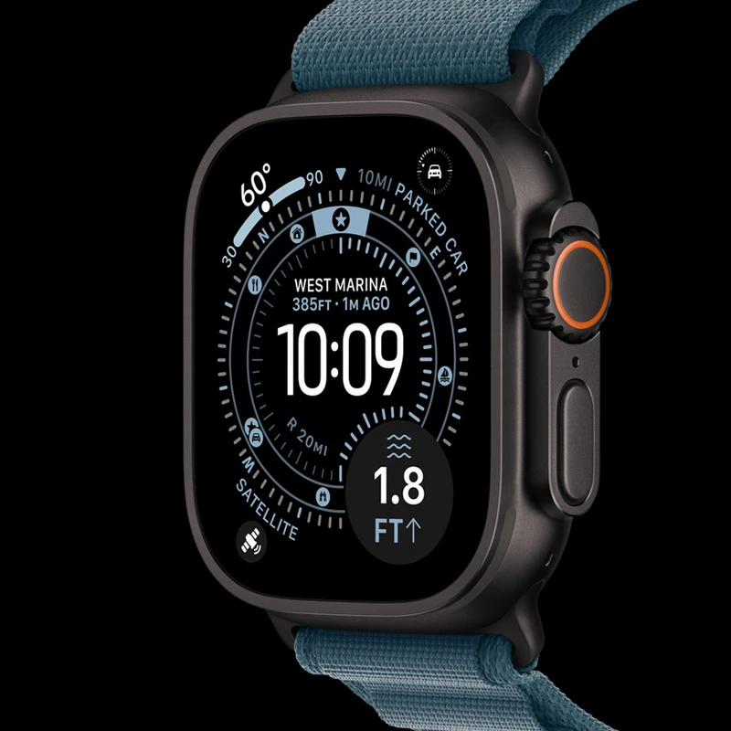 ساعت هوشمند 49 میلی متری اپل مدل Ultra 3 Natural Titanium Case با بند Ocean