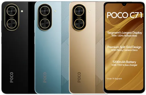 Poco C71 64GB RAM 3GB