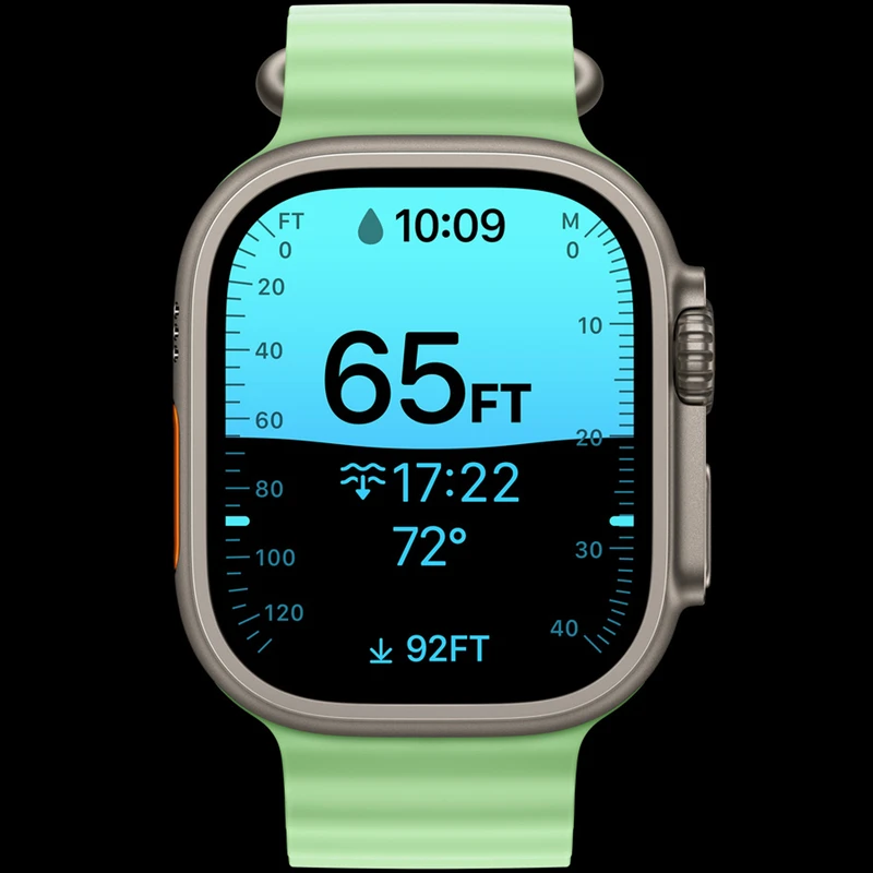 ساعت هوشمند 49 میلی متری اپل مدل Ultra 3 Natural Titanium Case با بند Ocean