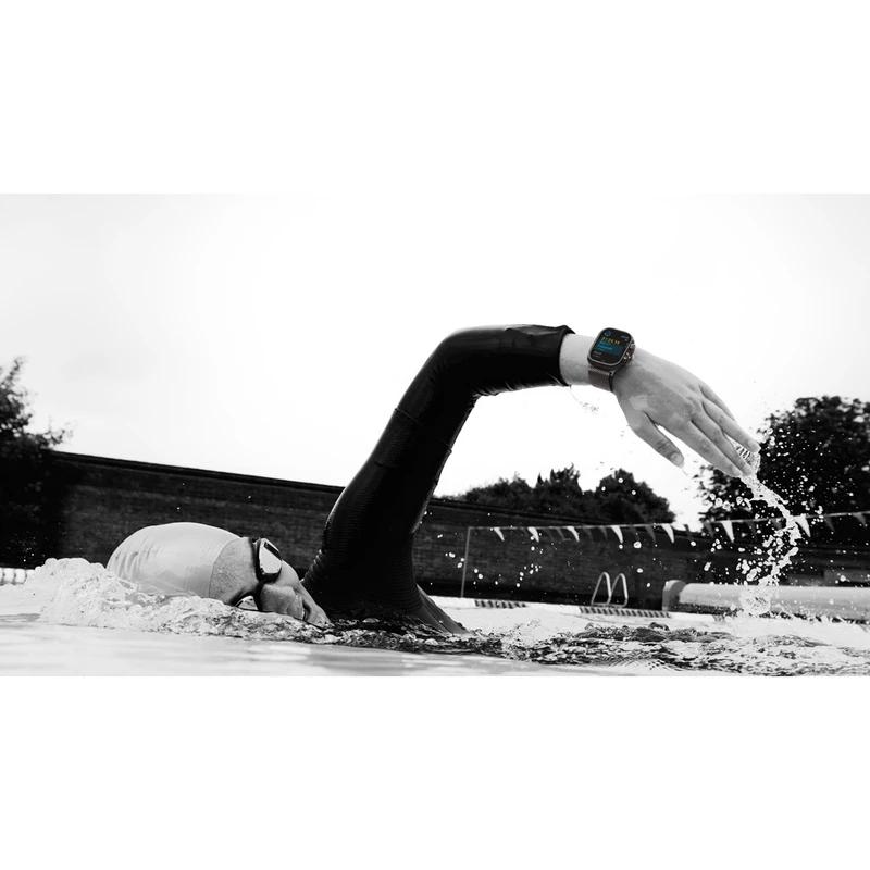 ساعت هوشمند 49 میلی متری اپل مدل Ultra 3 Natural Titanium Case با بند Ocean